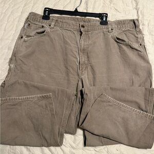 Men's Carhartt Tan‎ Pants 42/34
